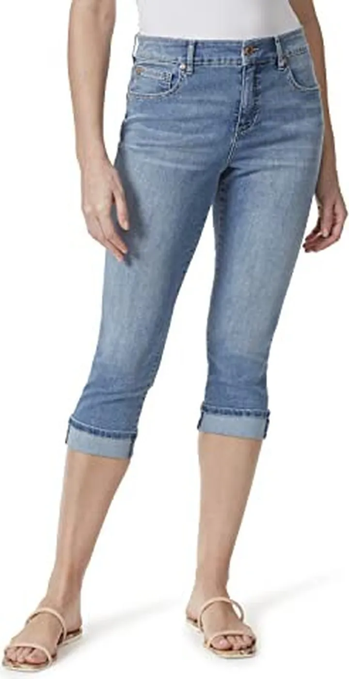 Bandolino Women's Mandie 5 Pocket High Rise Capri