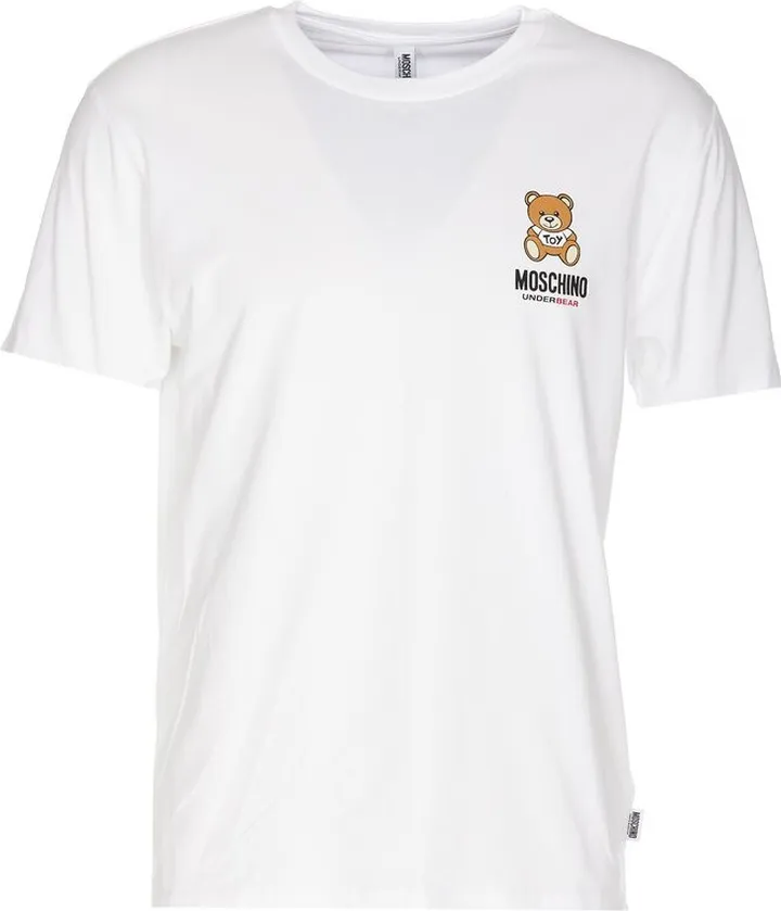 Moschino Logo Printed Crewneck T-Shirt