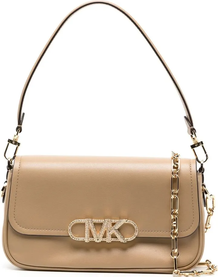 Parker logo plaque shoulder bag