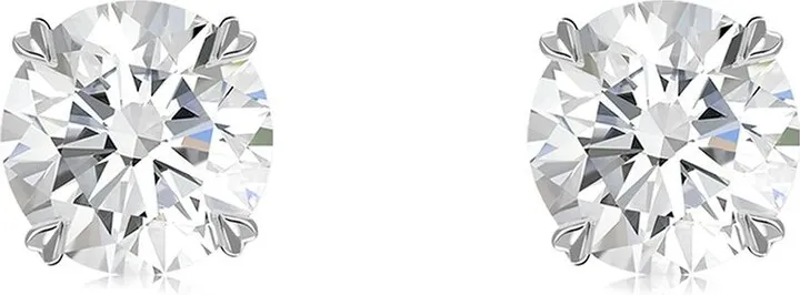 18kt white gold Windsor diamond studs
