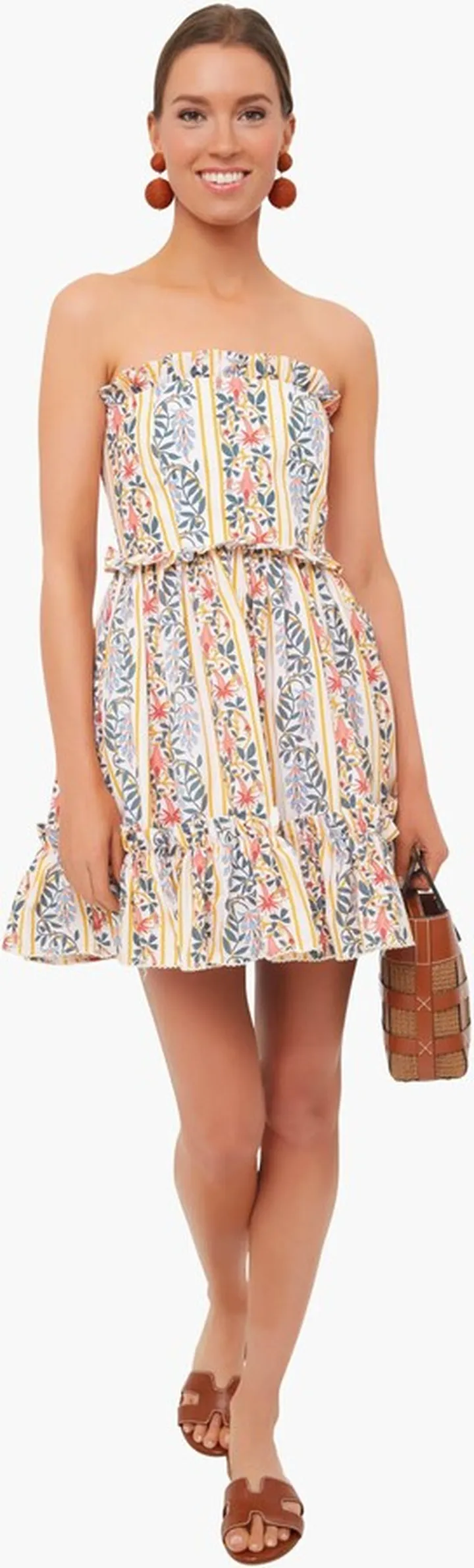 Lluvia Floral Rosa Mini Dress