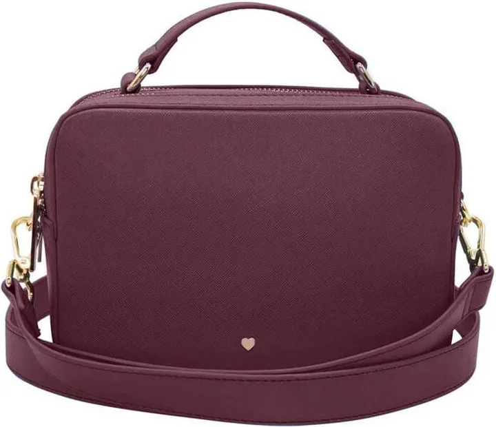 Johnny Loves Rosie - Luxe Burgundy Hudson Vegan Leather Bag
