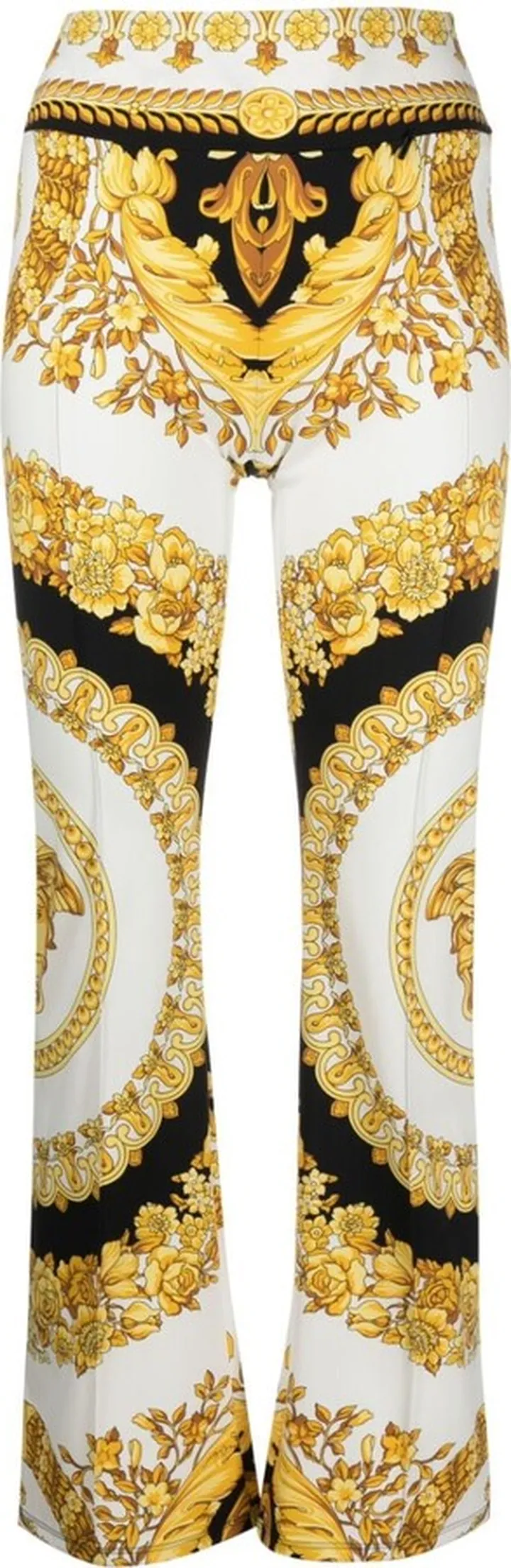 Barocco-print trousers