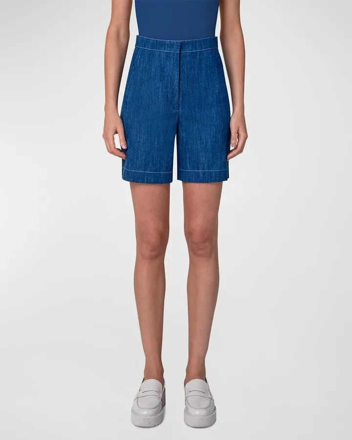 Filia Denim Bermuda Shorts