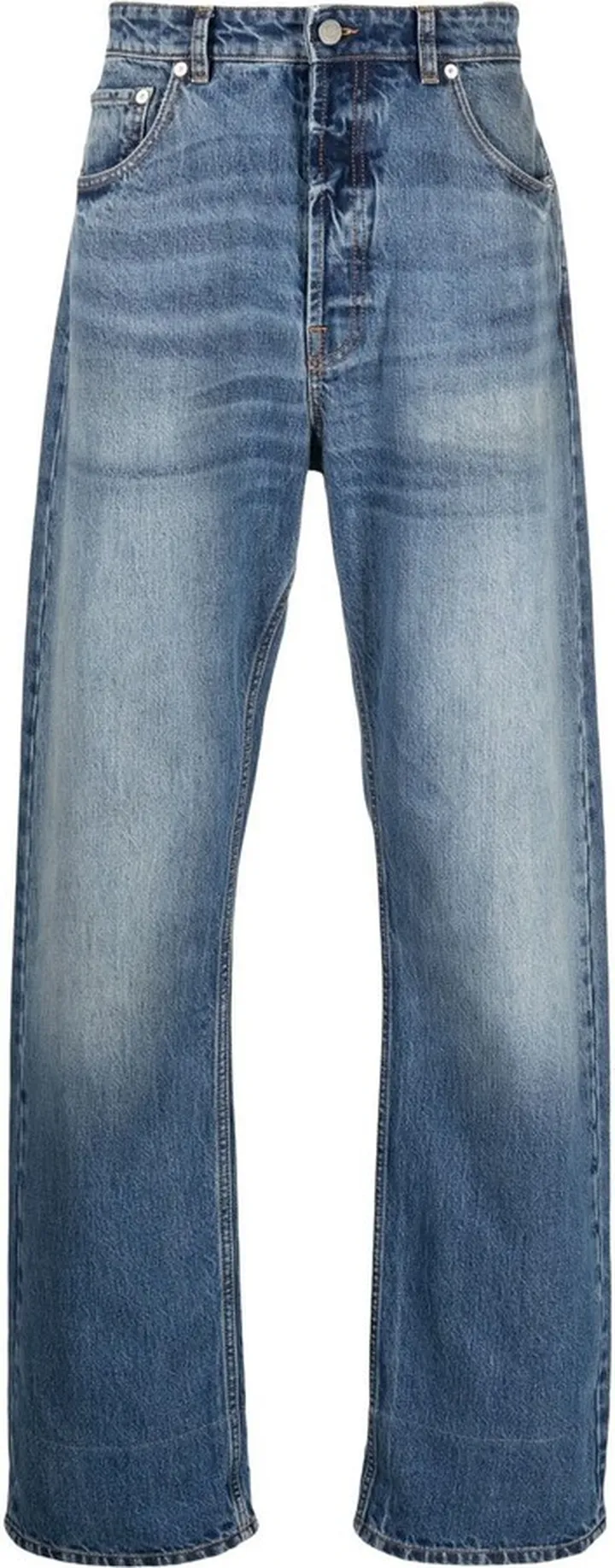 Stonewashed Denim Jeans