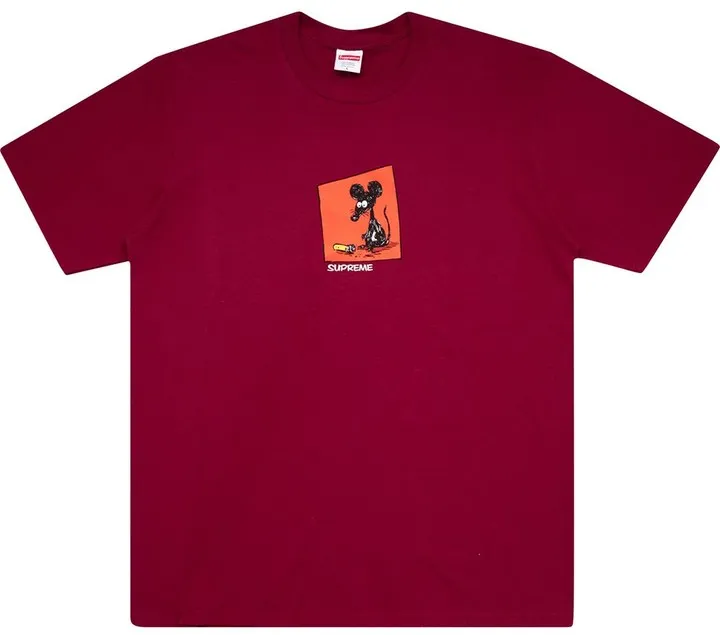 mouse-print T-shirt