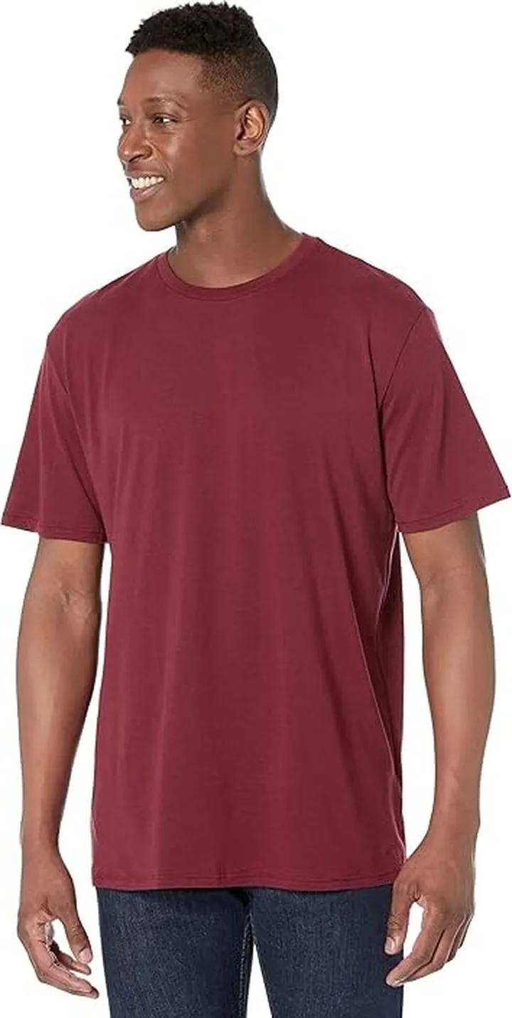 The North Face Terrain Short Sleeve Tee (Cordovan) Men's Clothing