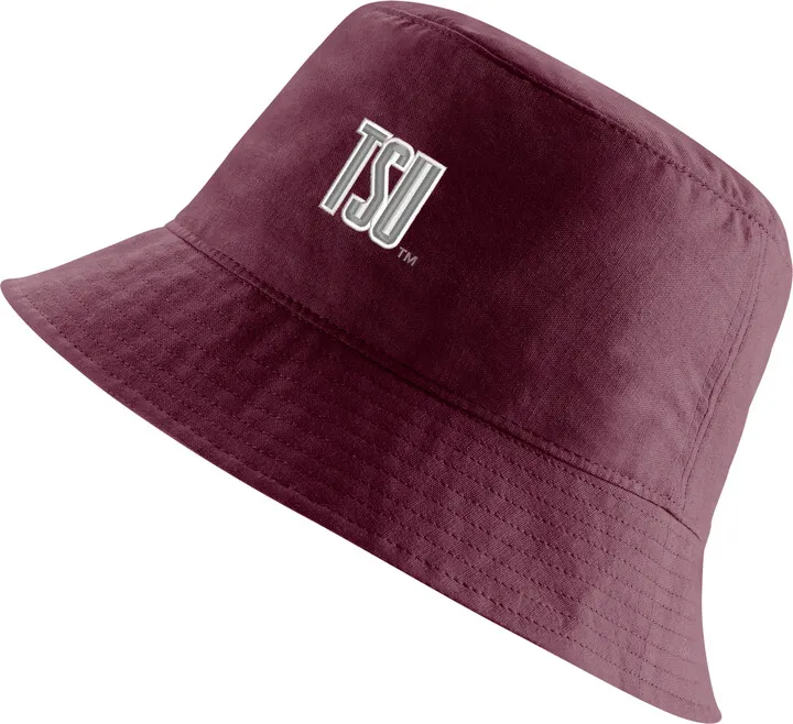 Nike Unisex College (Texas Southern) Bucket Hat in Red