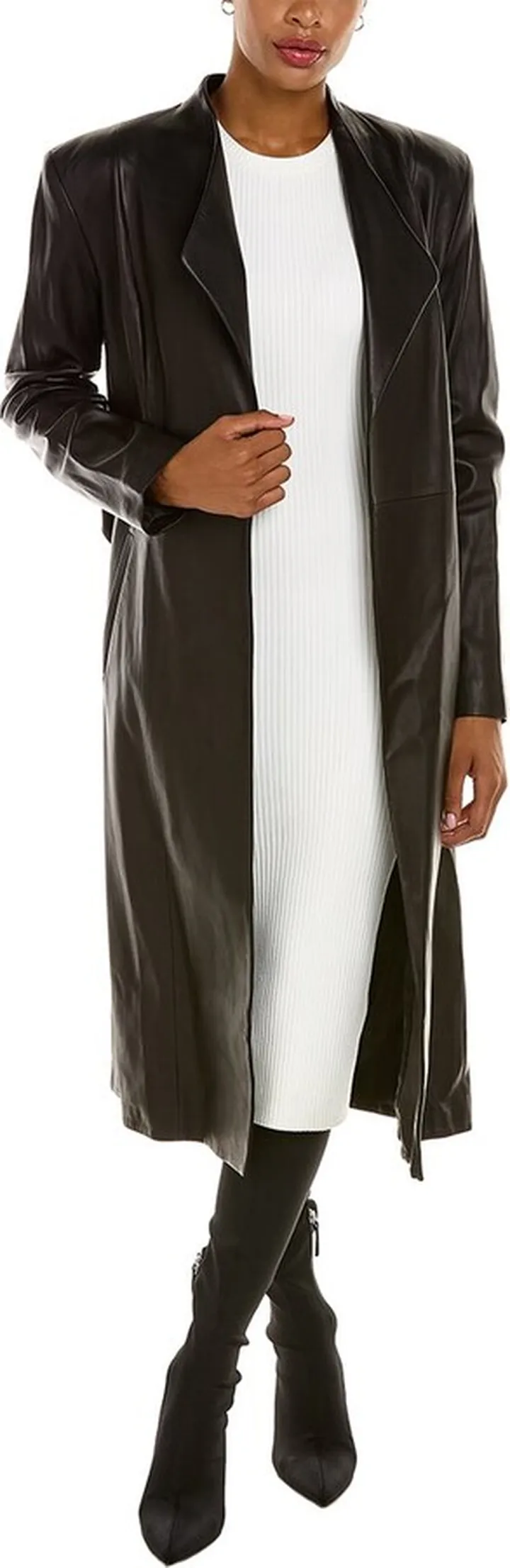 Mackage Selena Leather Trench Coat