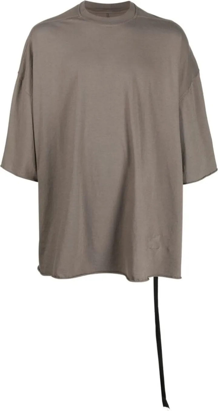 strap-detail drop-shoulder T-shirt