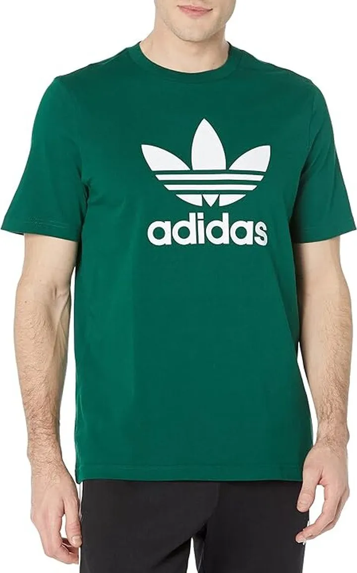 adidas Originals Trefoil Tee (Dark Green) Men's T Shirt