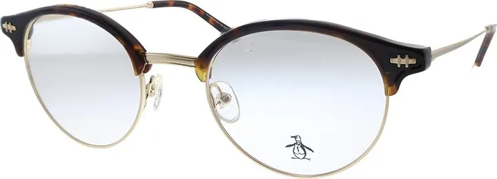 Original Penguin The Gene TO Unisex Round Eyeglasses Tortoise 47mm