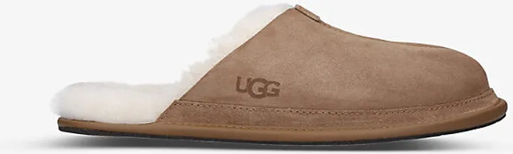 Ugg Mens Tan Hyde Sheepskin Slippers