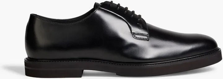 Polished-leather derby shoes