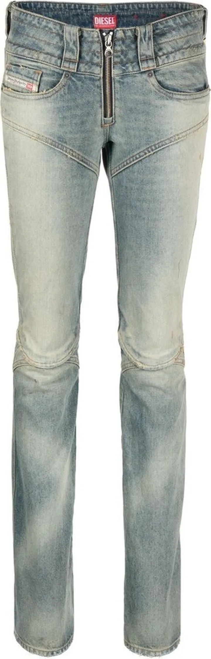 Blue Low-Rise Jeans