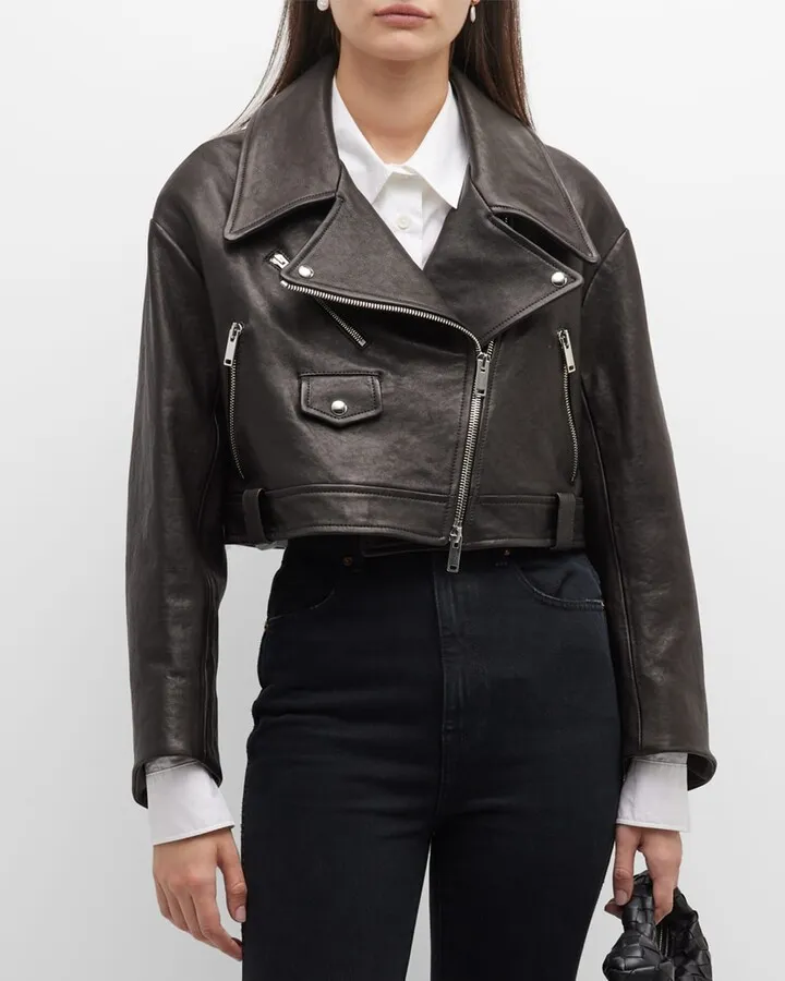 Gelman Crop Moto Jacket