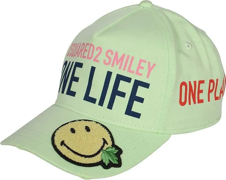 Smiley Gabardine Baseball Cap