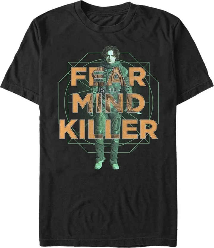 Men's Dune Fear Is The Mind-Killer T-Shirt - Black - 2X Large