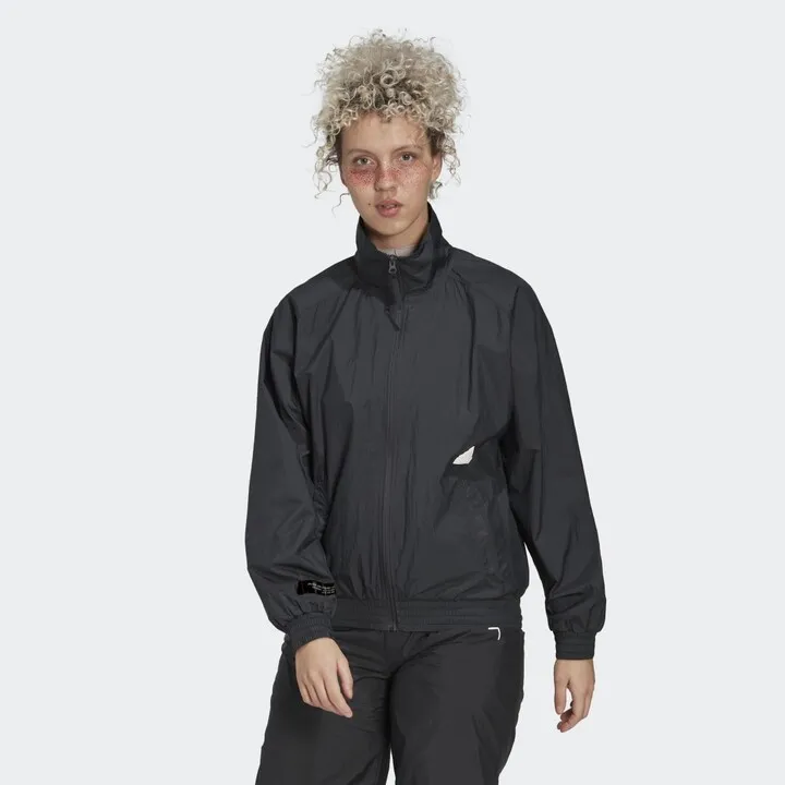 Woven Track Top