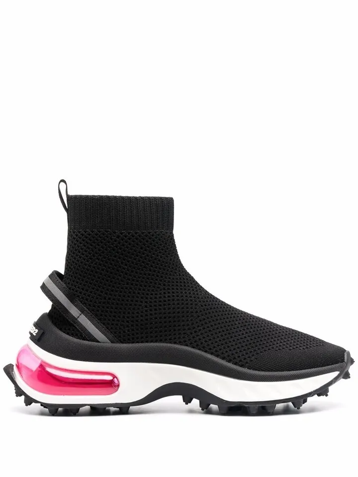 Sock-Style High-Top Sneakers