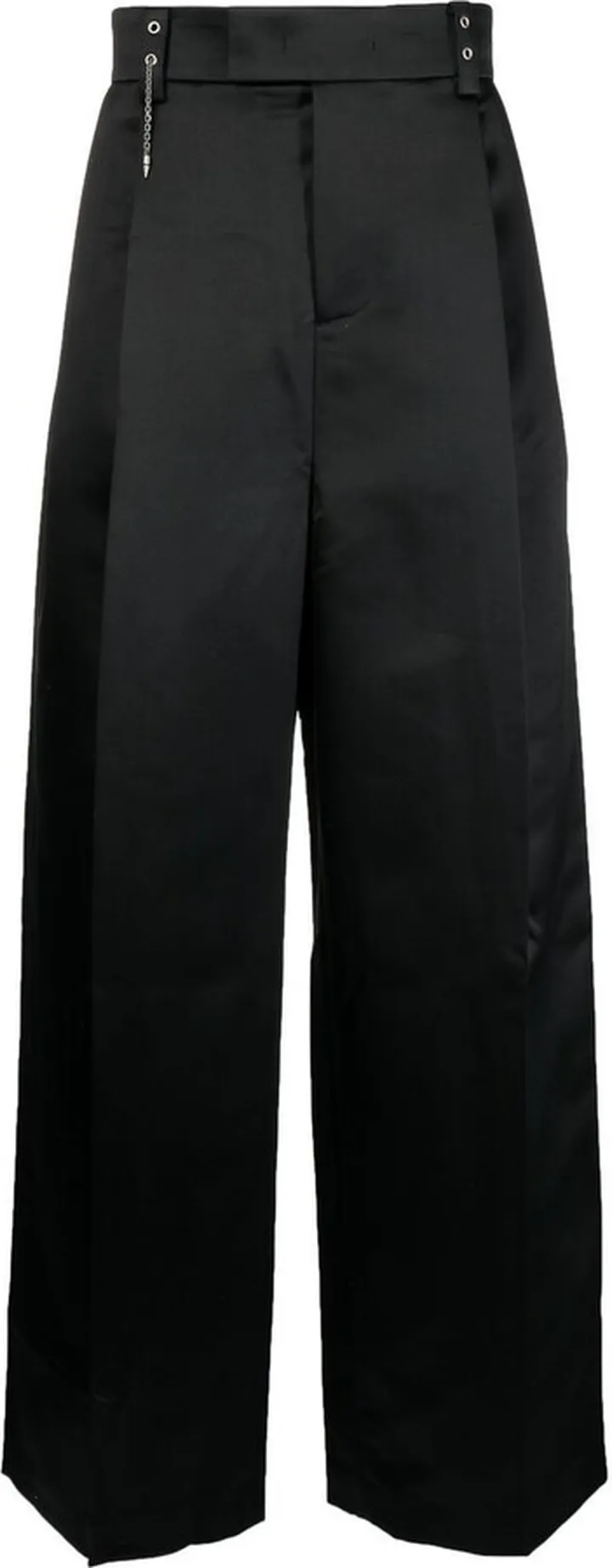 Straight-Leg Cut Trousers