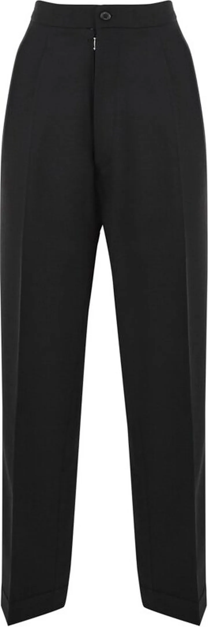 Maison Margiela High-Waisted Pressed Crease Trousers