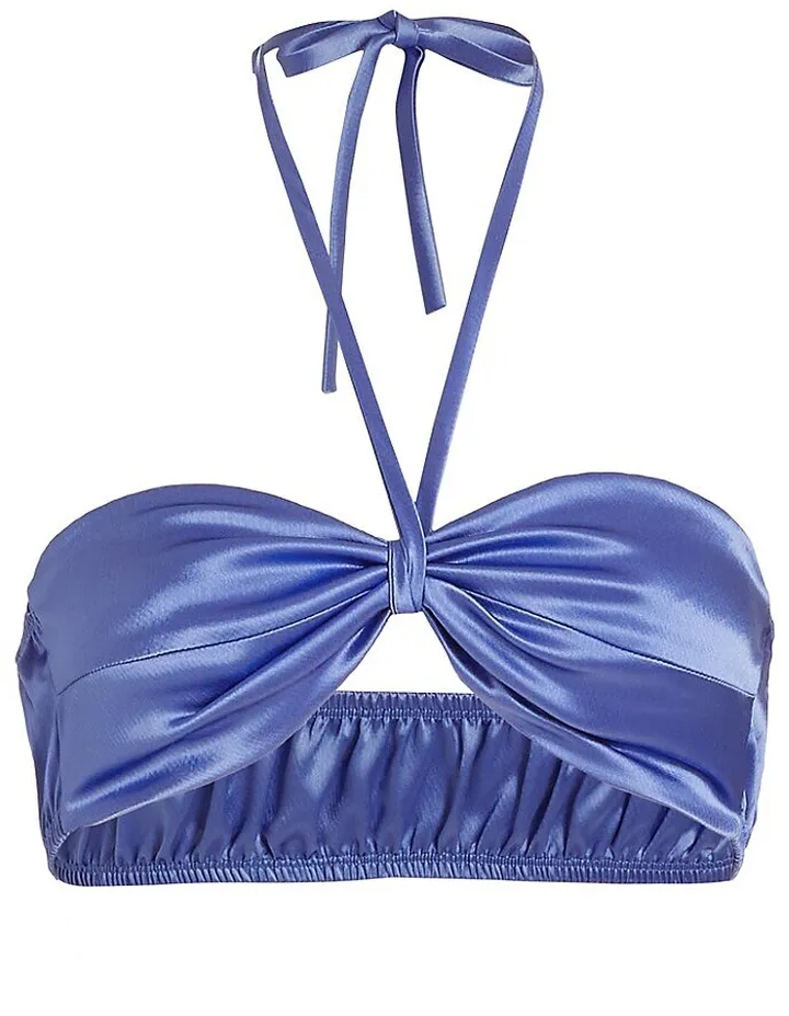 Barb Halter Bandeau Top
