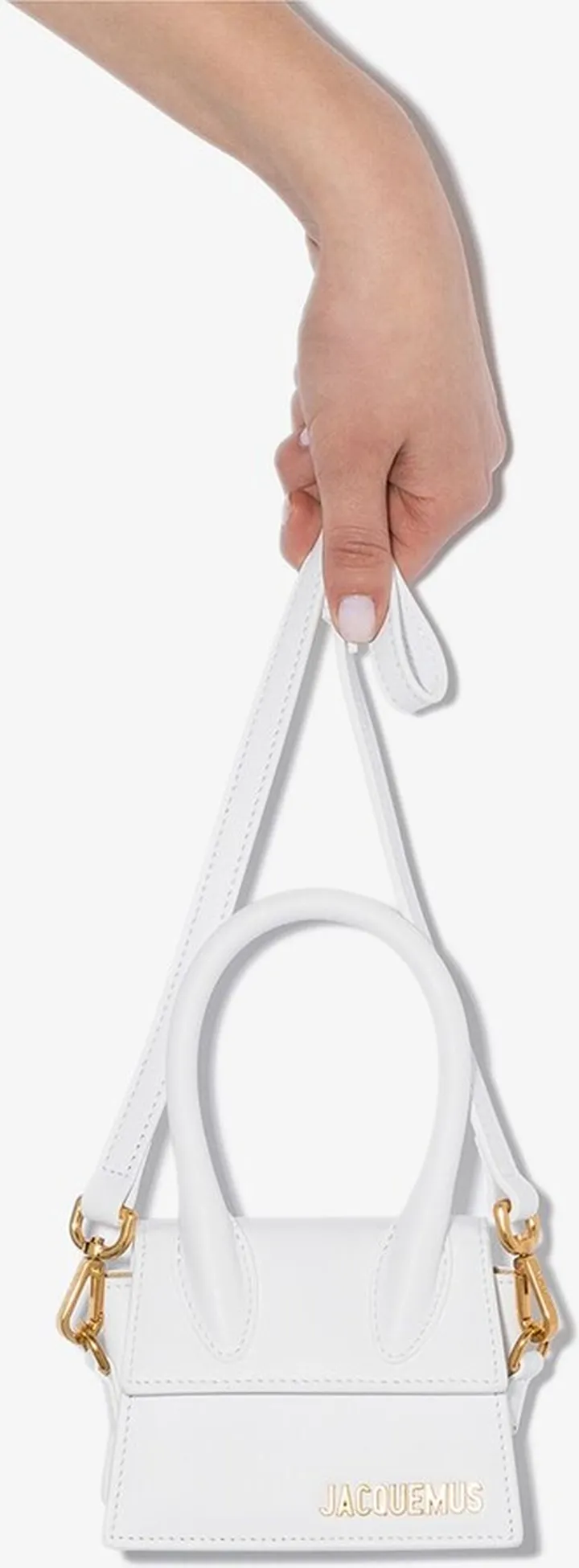 White Le Chiquito Leather Mini Bag