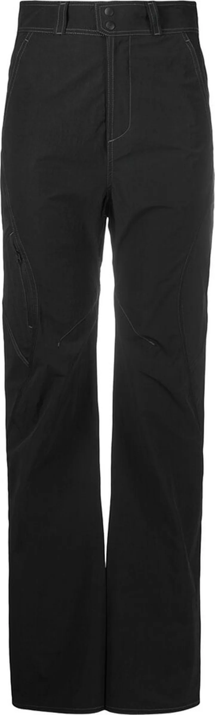 High-Waisted Straight-Leg Trousers