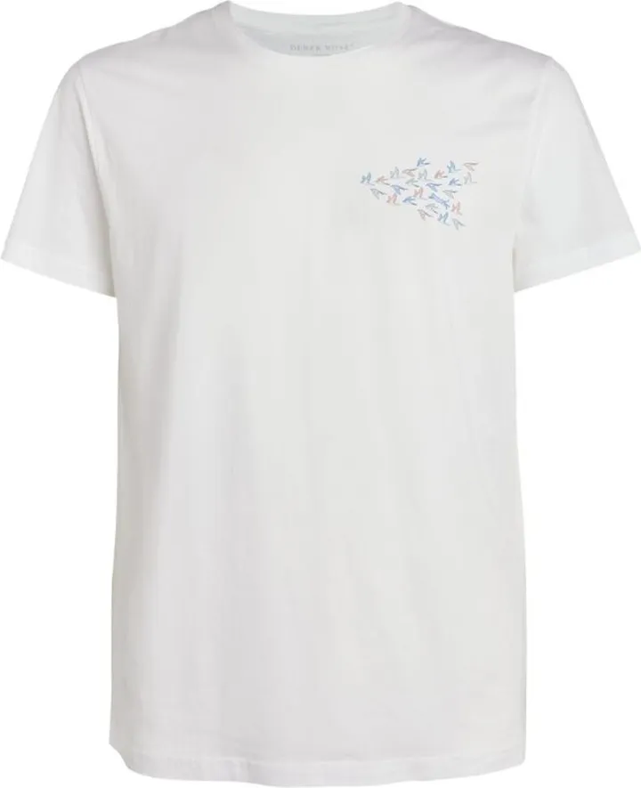 Derek Rose Cotton Ripley Birds T-Shirt