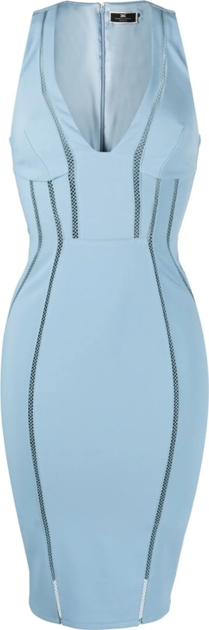 Sleeveless Fitted Midi Dress