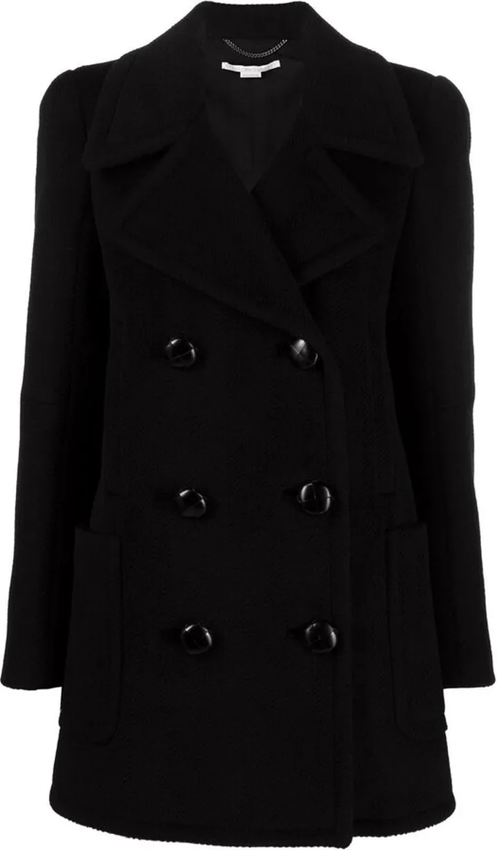 Double-Breasted Wool Coat