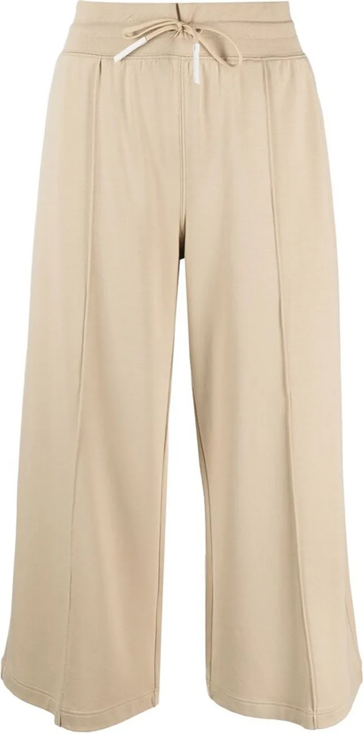 Wide-Leg Cropped Trousers