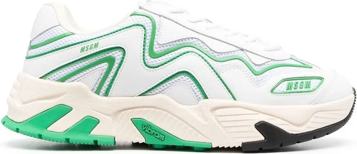 Panelled Low-Top Sneakers