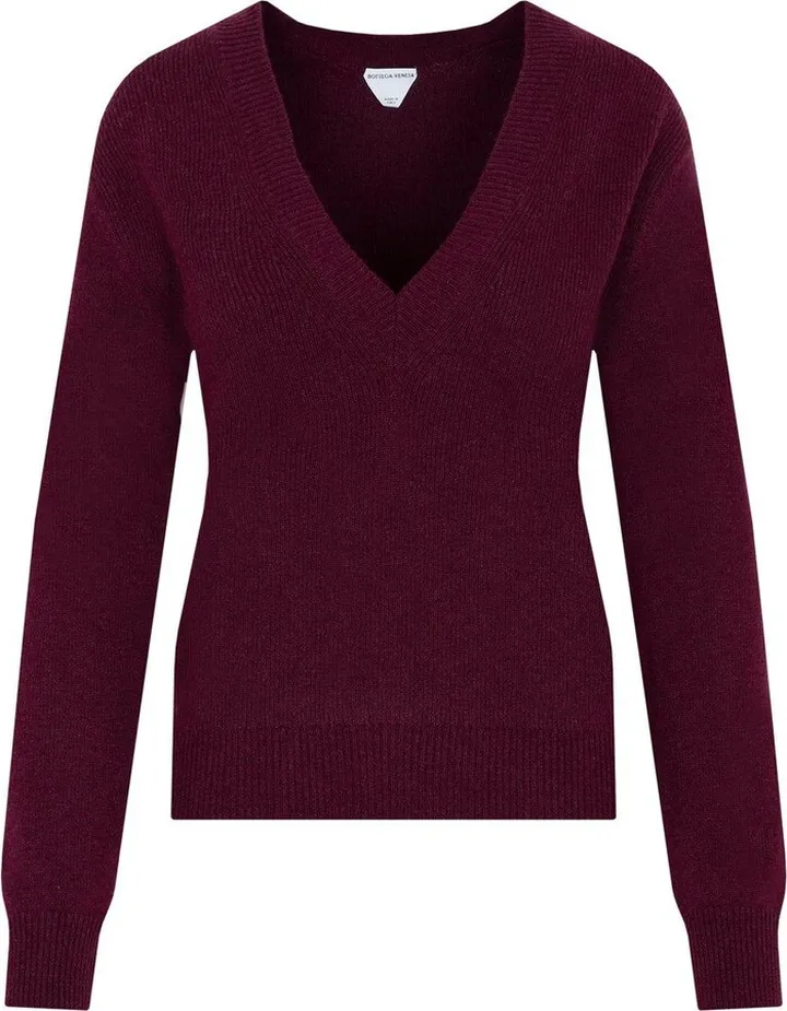 V-neck Long-sleeved Jumper