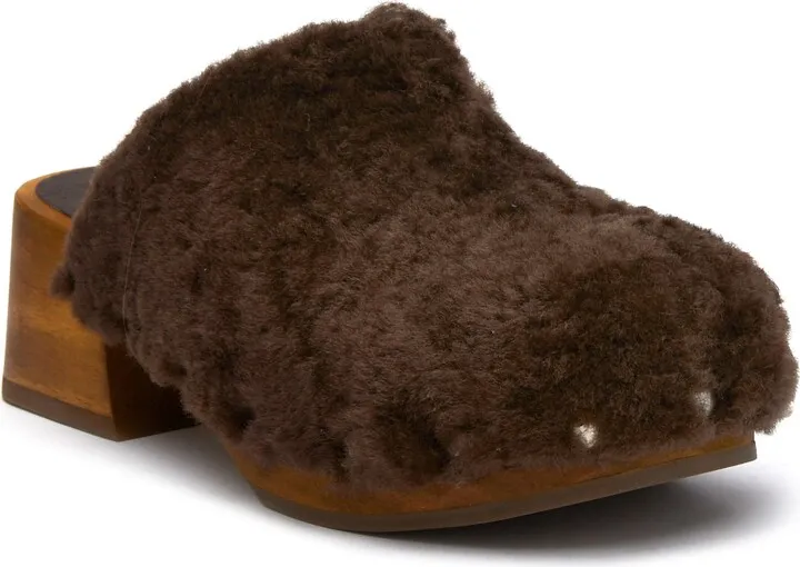 Stockholm Faux Shearling Clog