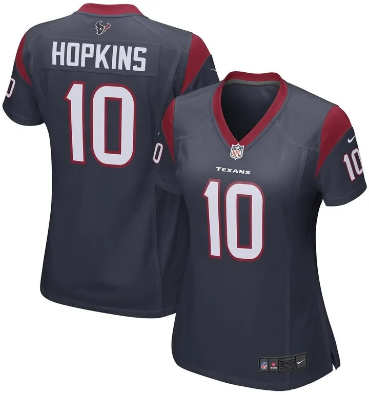 Women's Nike Deandre Hopkins Houston Texans Player Game Jersey - Navy
