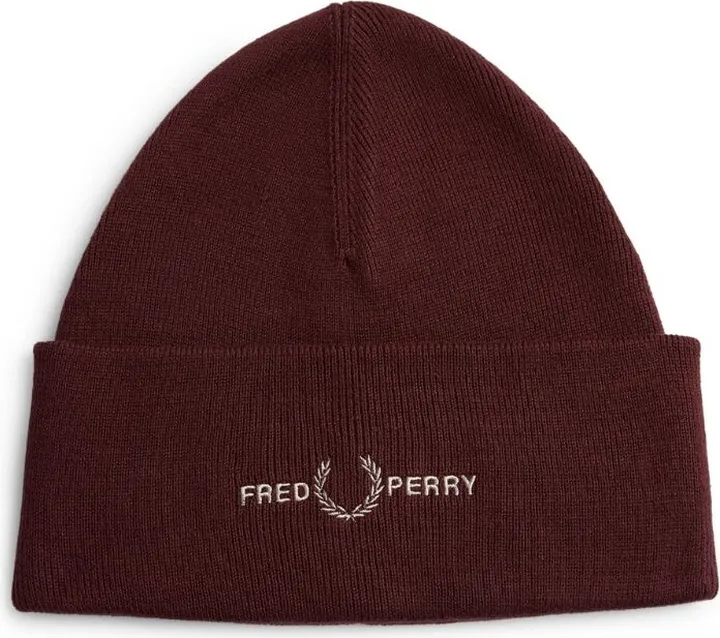 Fred Perry Logo Knit Beanie