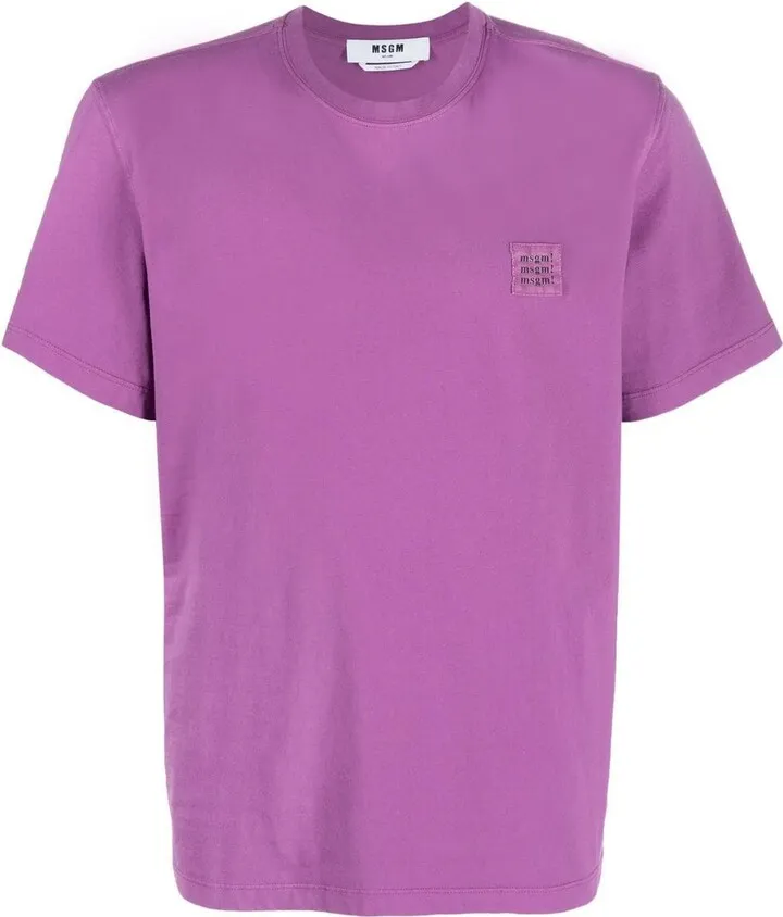 chest logo-patch detail T-shirt