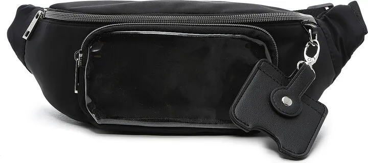 Madden Girl Nylon Belt Bag & Face Mask Set