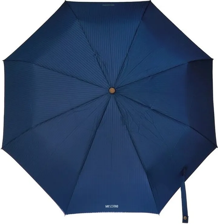 Moschino Striped Compact Umbrella