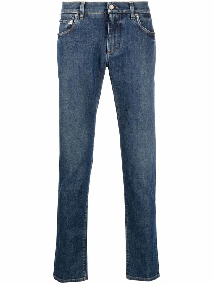 Skinny-Fit Denim Jeans