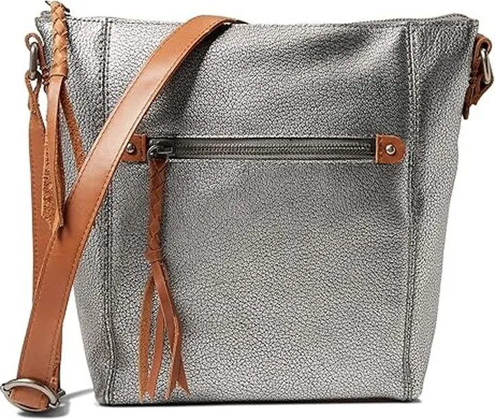 The Sak Ashland Crossbody (Dark Silver) Cross Body Handbags