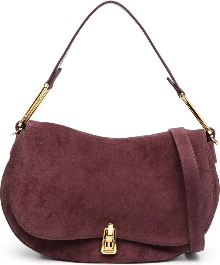Magie suede shoulder bag