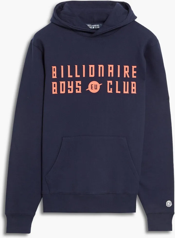 Printed French cotton-terry hoodie
