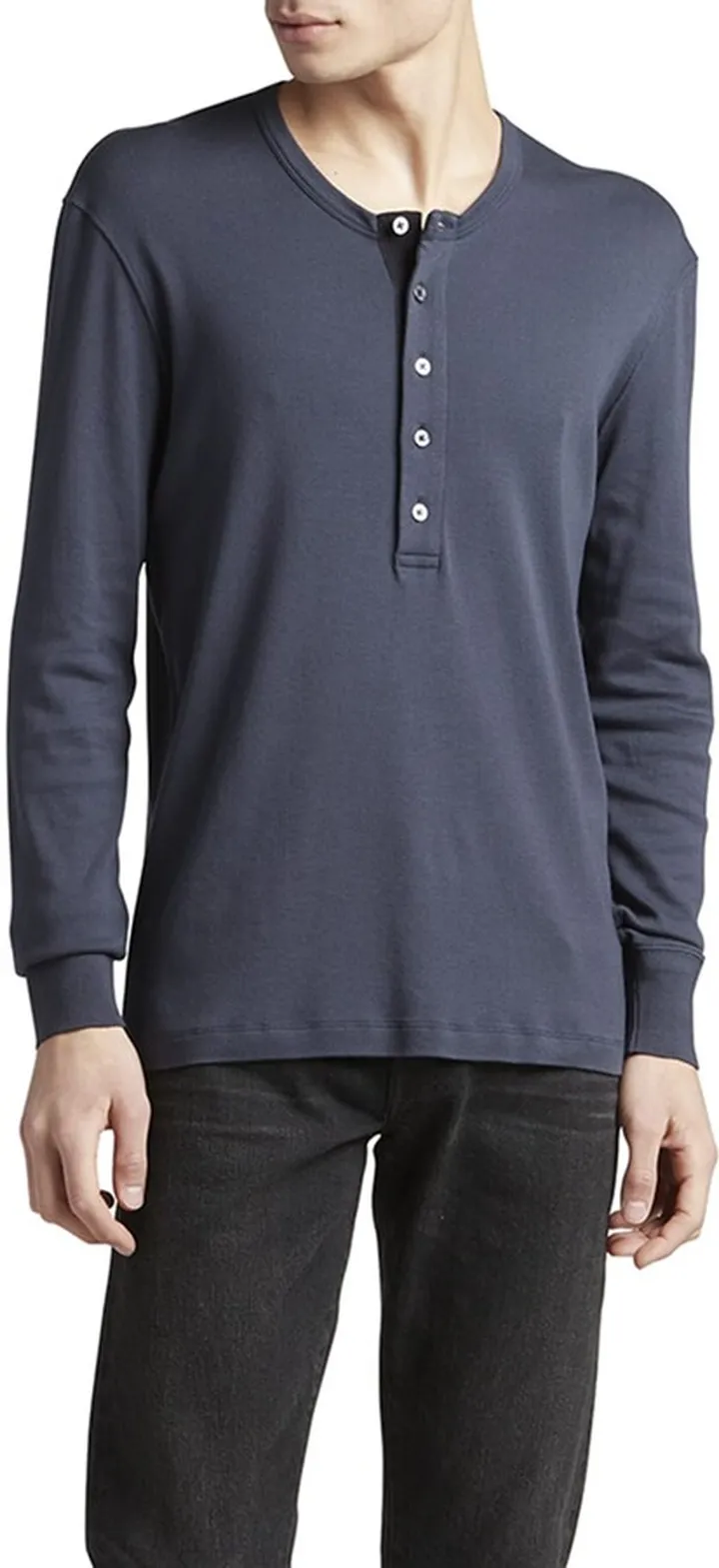 Men's Henley Jersey T-Shirt