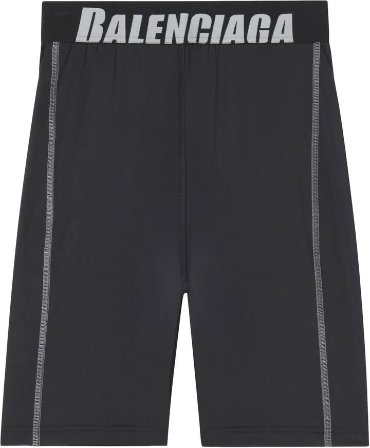 Logo-Waistband Cycling Shorts