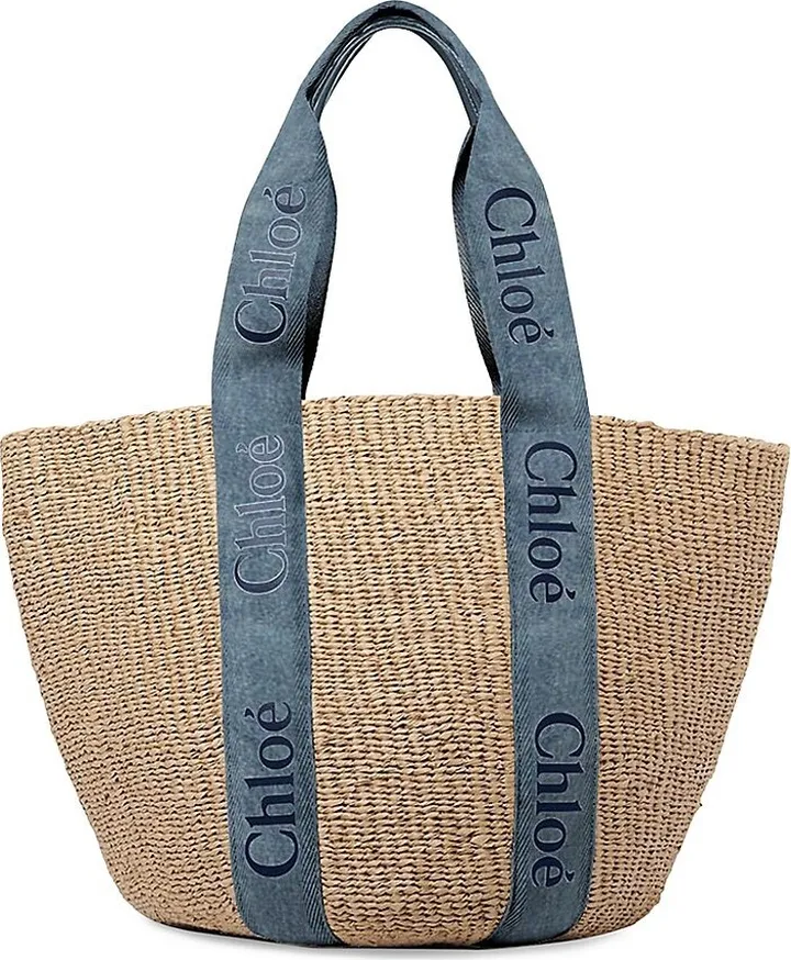 Woody Woven Basket Bag