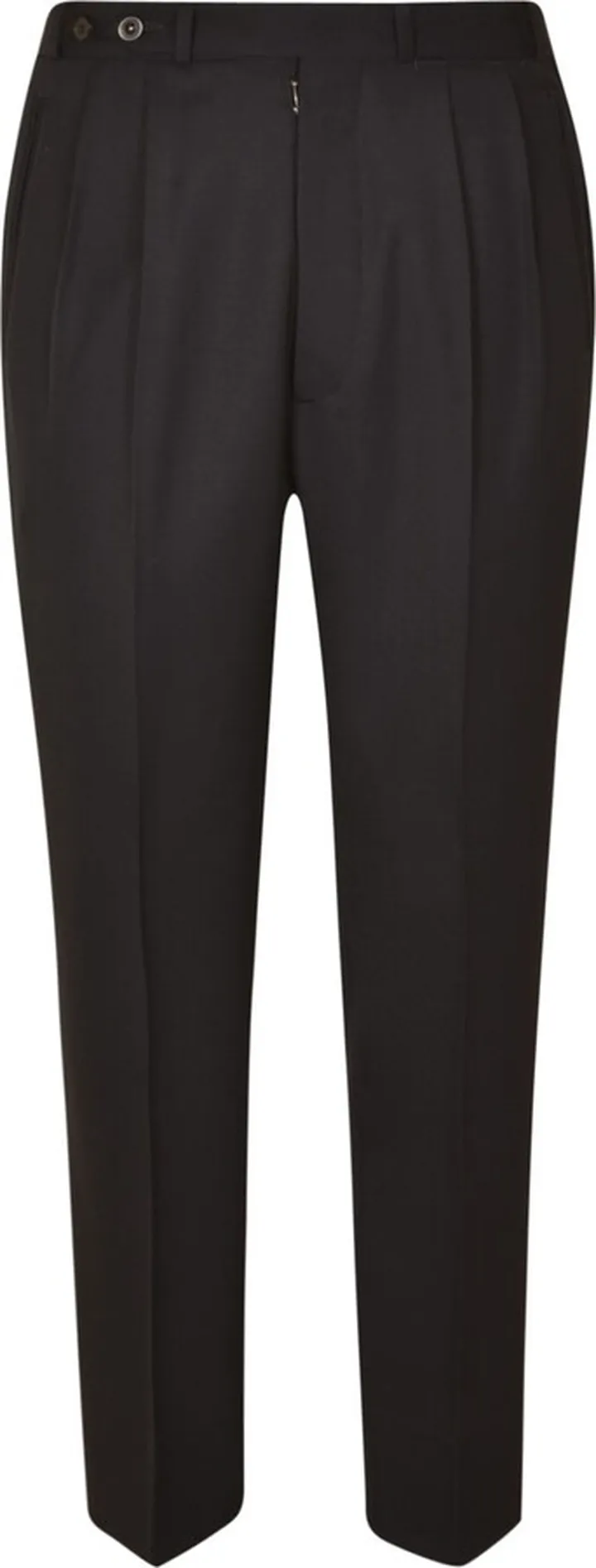 Rear Logo Plain Cropped Trousers