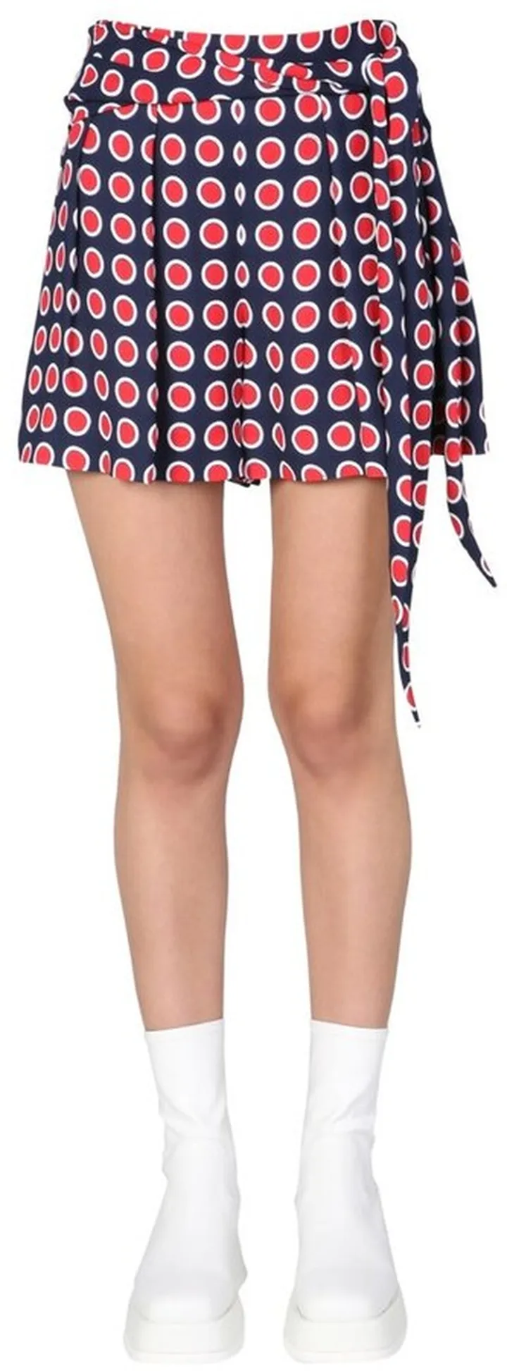 Boutique Moschino Eyelets Tie-Waist Shorts